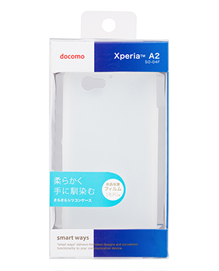 docomo Xperia A2/Xperia J1 compact 専用さらさらシリコンケース